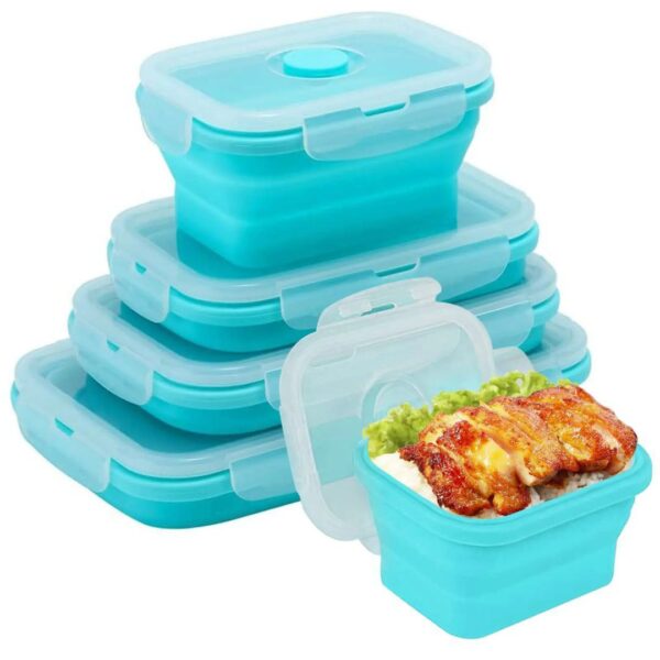 4 Set Silicone Bowl / Collapsible Silicone Food Storage Containers