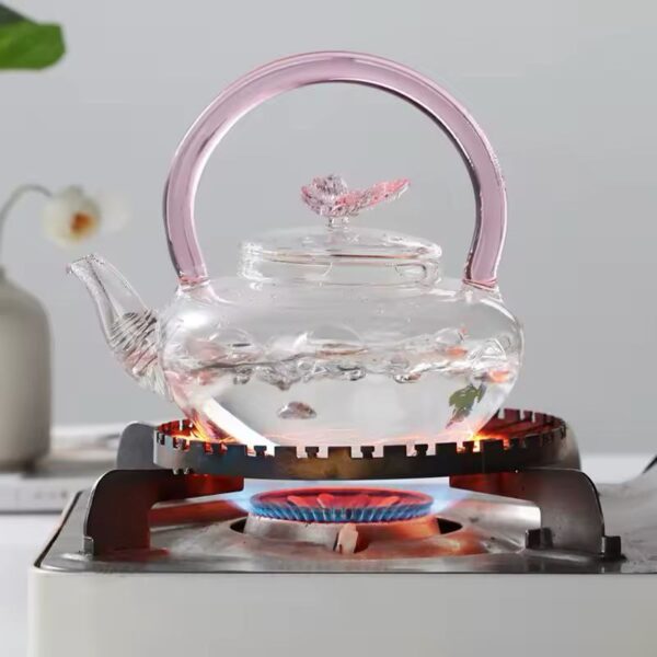 Heat-Resistant Glass Teapot / Firefox Safe Glass Kettle