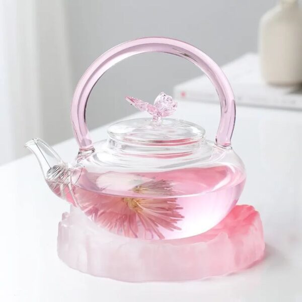 Heat-Resistant Glass Teapot / Firefox Safe Glass Kettle