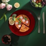 16 Pcs Dinner Set (Bestone Red and Black Stoneware)