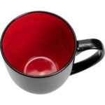 16 Pcs Dinner Set (Bestone Red and Black Stoneware)