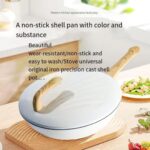 32 cm Granite Wok Pan / Medical Stone Non-Stick Frying Pan with Lid