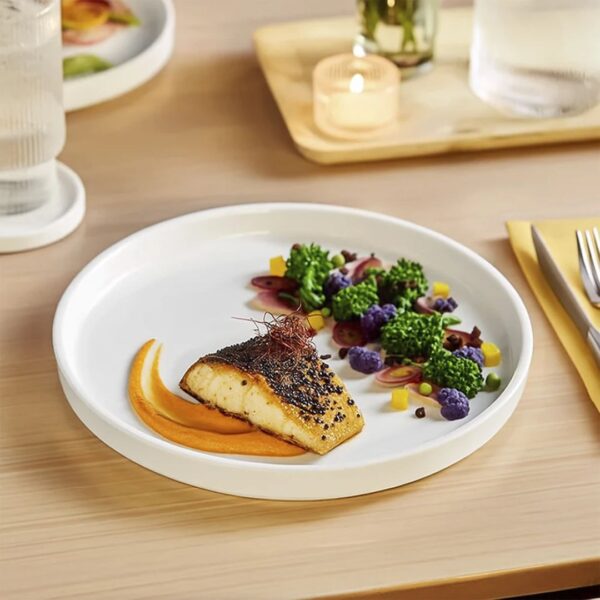 24 Pcs Dinner Set (Jinq Angyi White Porcelain)