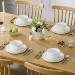 24 Pcs Dinner Set (Jinq Angyi White Porcelain)