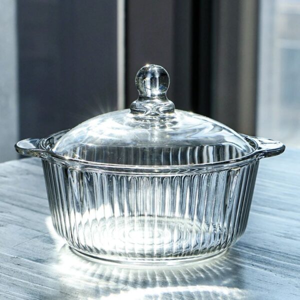 Glass Bowl / Casserole Dish with Lid