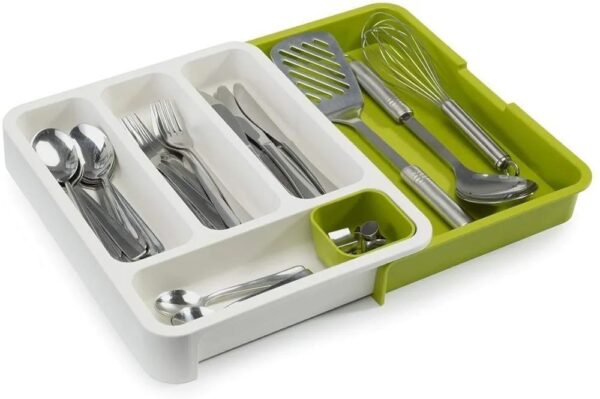 Expandable Cutlery Organizer Tray