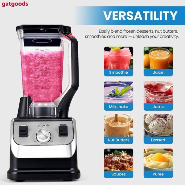 2 Liters High Quality Blender (2200W Professional Grade)