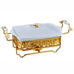 2.5 Liters Luxury Ceramic Chafing Dish Buffet Set