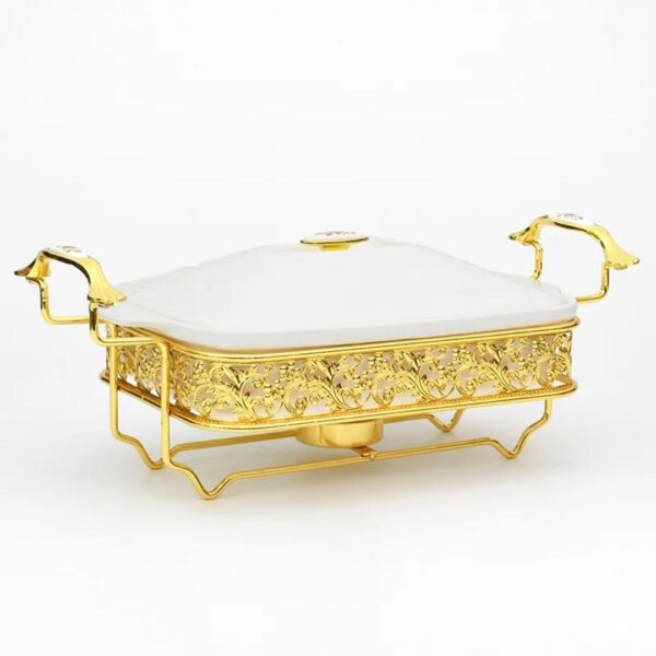 2.5 Liters Luxury Ceramic Chafing Dish Buffet Set