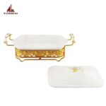 2.5 Liters Luxury Ceramic Chafing Dish Buffet Set