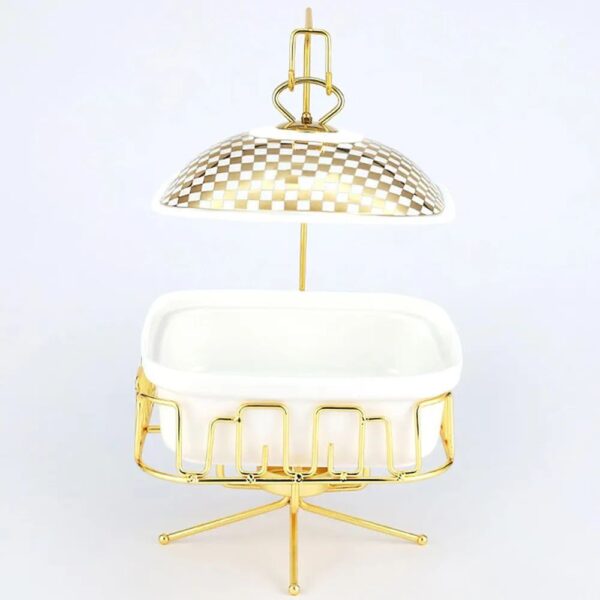 3 Liters Luxury Oval Ceramic Chafing Dish