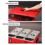 40 Liters 3-Compartment Insulated Ice Barrel (Thermal Food Container)