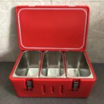 40 Liters 3-Compartment Insulated Ice Barrel (Thermal Food Container)
