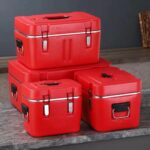 4 Pcs Insulated Ice Barrel Cooler Box Set