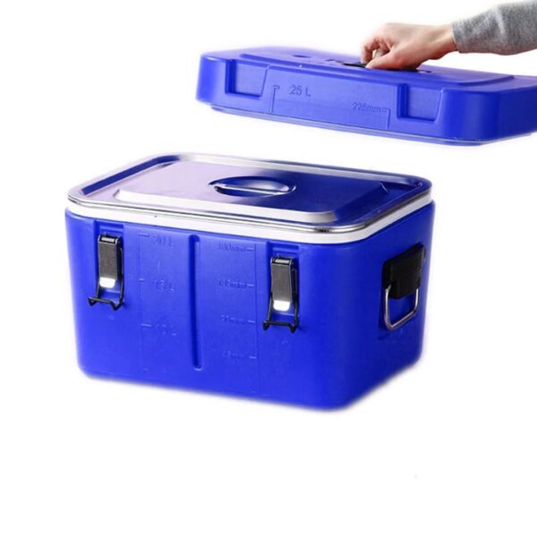 4 Pcs Insulated Ice Barrel Cooler Box Set