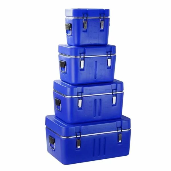 4 Pcs Insulated Ice Barrel Cooler Box Set