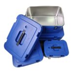 4 Pcs Insulated Ice Barrel Cooler Box Set