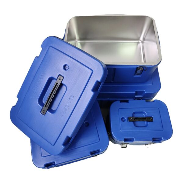 4 Pcs Insulated Ice Barrel Cooler Box Set