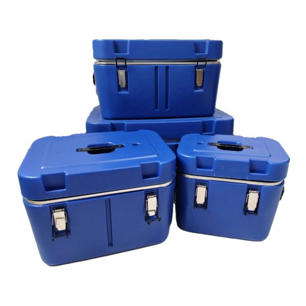 4 Pcs Insulated Ice Barrel Cooler Box Set