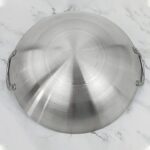 60cm Stainless Steel Wok Pan with Dual Handles