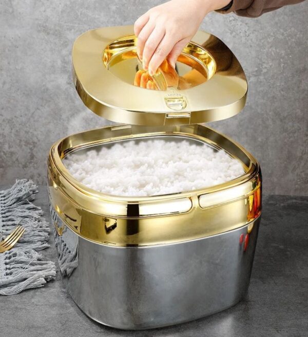 3 Pcs Luxury Stainless Steel Insulated Food Warmer Set