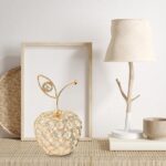Elegant Crystal Apple Ornament Figurine