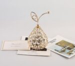 Sparkling Crystal Pearl Ornament Figurine (Pear Shape)