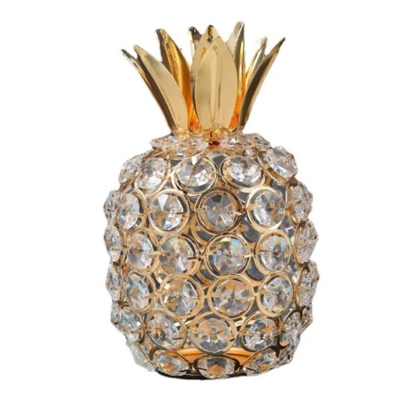 Elegant Crystal Pineapple Ornament Figurine