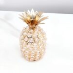 Elegant Crystal Pineapple Ornament Figurine