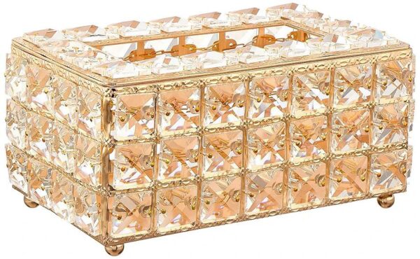Rectangular Crystal Luxury Tissue Holder / Box Cover