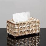 Rectangular Crystal Luxury Tissue Holder / Box Cover