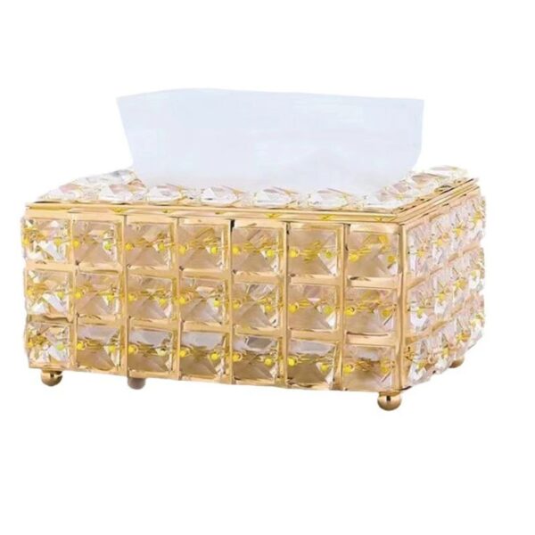 Rectangular Crystal Luxury Tissue Holder / Box Cover