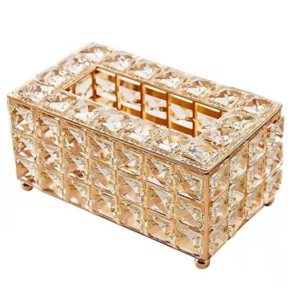 Rectangular Crystal Luxury Tissue Holder / Box Cover