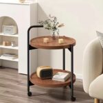 2 Tier Round Movable Side Table (Nordic Style)