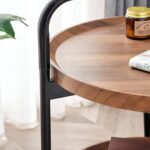 2 Tier Round Movable Side Table (Nordic Style)
