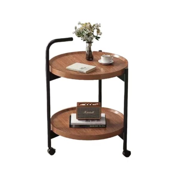 2 Tier Round Movable Side Table (Nordic Style)