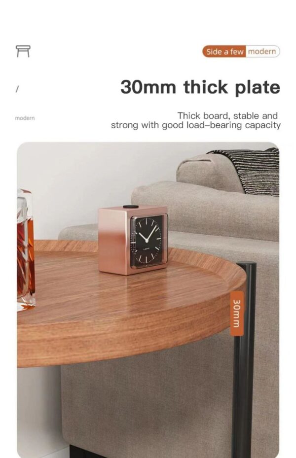 2 Tier Round Movable Side Table (Nordic Style)