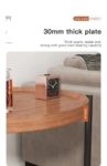 2 Tier Round Movable Side Table (Nordic Style)