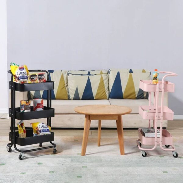 3 Tier Multipurpose Rolling Utility Cart