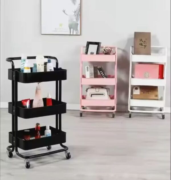 3 Tier Multipurpose Rolling Utility Cart