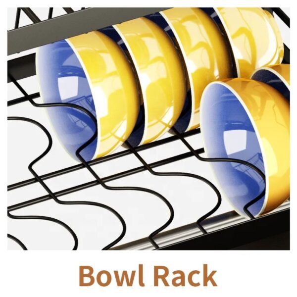 3 Layer Dish Drying Rack (Multi-Tier)