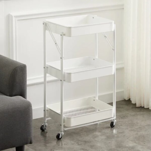 3 Layer Metal Rolling Utility Cart