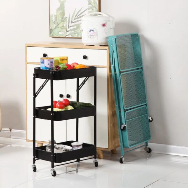 3 Layer Metal Rolling Utility Cart