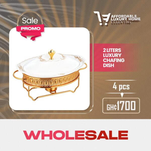 2 Liters Luxury Chafing Dish (Food Warmer)