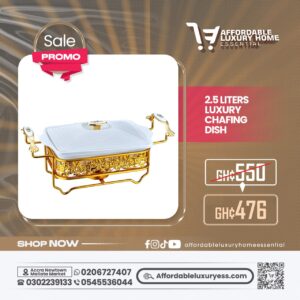 2.5 Liters Luxury Ceramic Chafing Dish Buffet Set