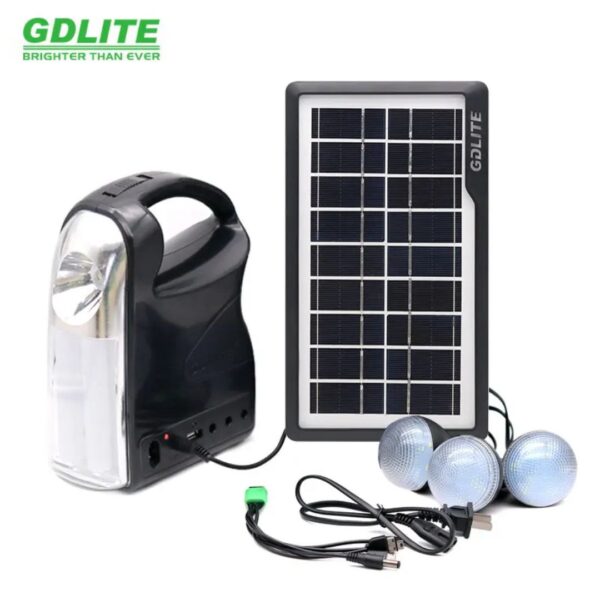 GDLITE 7 Portable Rechargeable Solar Lamp and Charging System