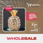 Elegant Crystal Pineapple Ornament Figurine
