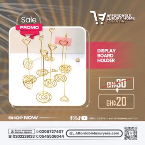 Heart-Shaped Display Board Holder / Table Number Stand