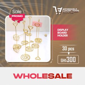 Heart-Shaped Display Board Holder / Table Number Stand