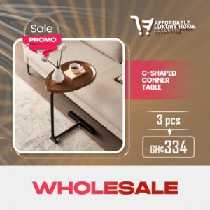 C Shaped Corner Table / Sofa Side Table